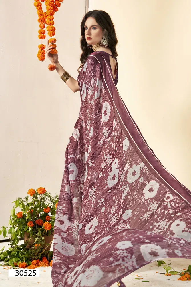 Remi Vol 2 By Vallabhi Floral Printed Georgette Sarees Wholesale Shop In Surat 